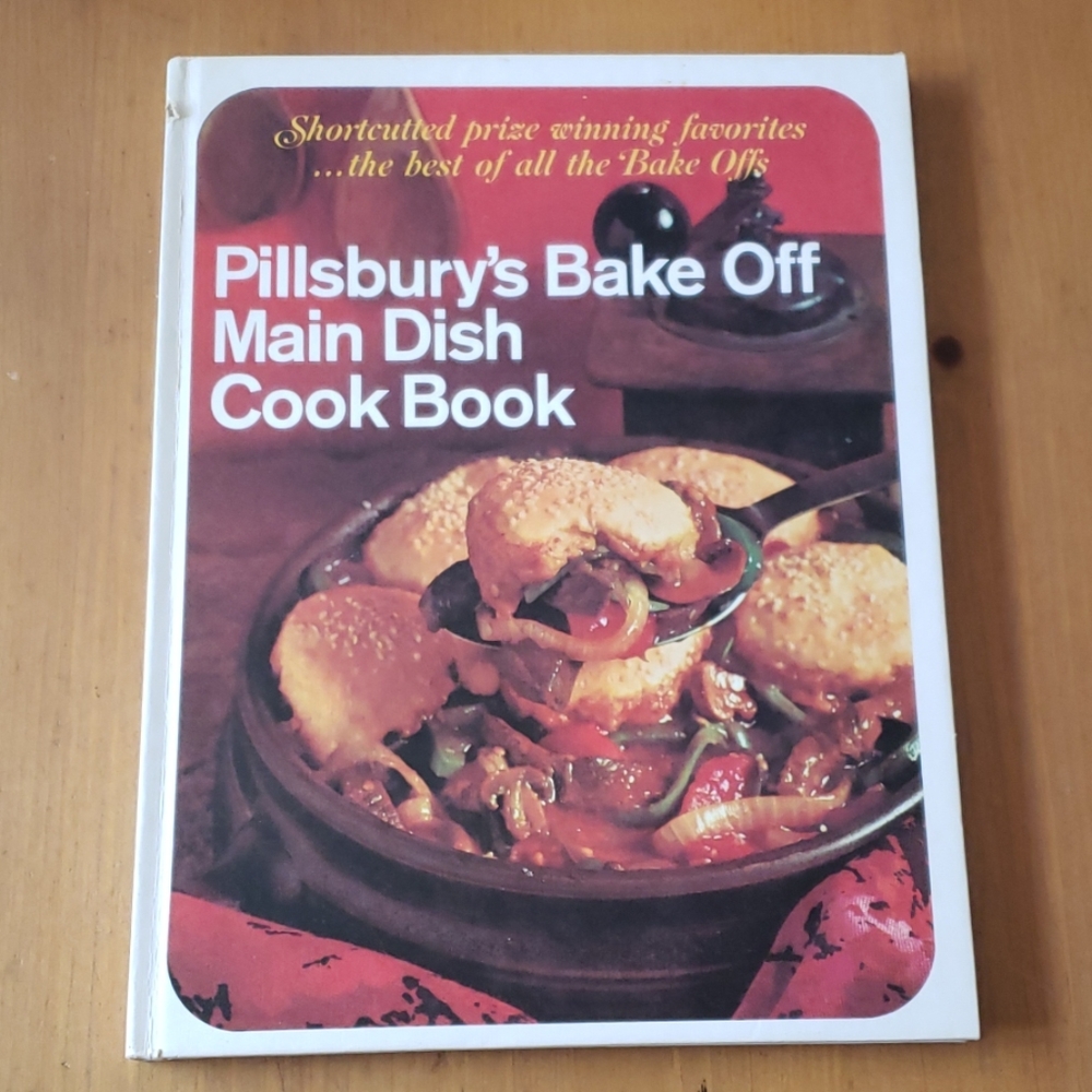 Vintage 1968 Pillsbury's Bake Off Main Dish Cookbook 🥘🥪🥗